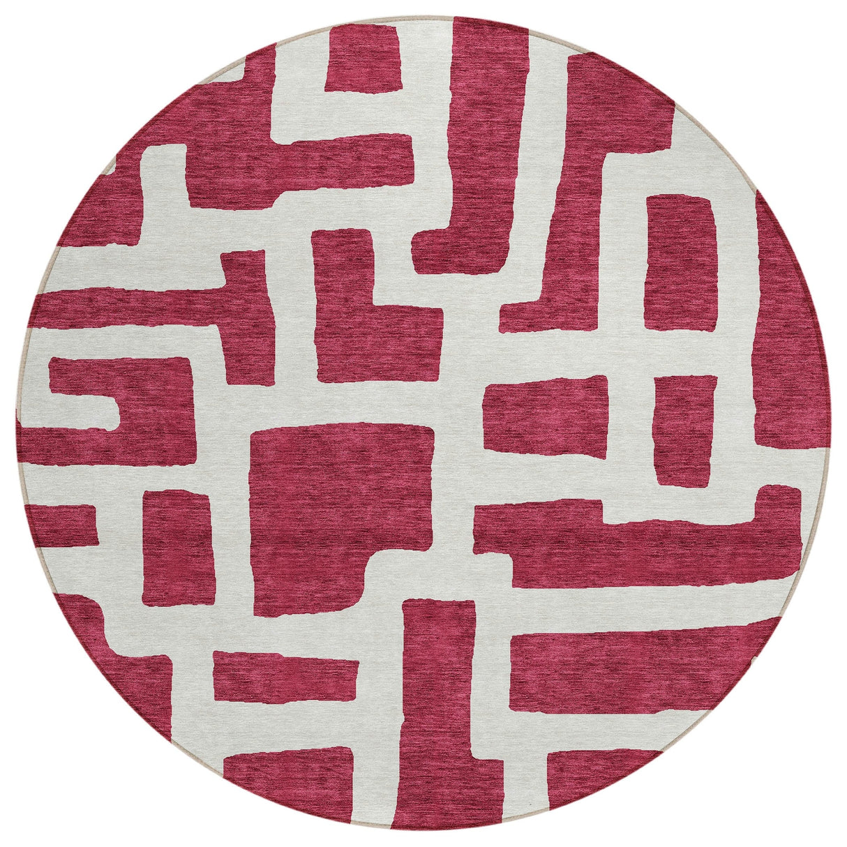 Machine Washable Indoor/ Outdoor Chantille Contemporary Geo Rug
