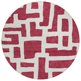 Machine Washable Indoor/ Outdoor Chantille Contemporary Geo Rug