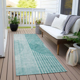 Machine Washable Indoor/ Outdoor Chantille Contemporary Geo Rug