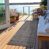 Machine Washable Indoor/ Outdoor Chantille Contemporary Geo Rug
