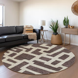 Machine Washable Indoor/ Outdoor Chantille Contemporary Geo Rug