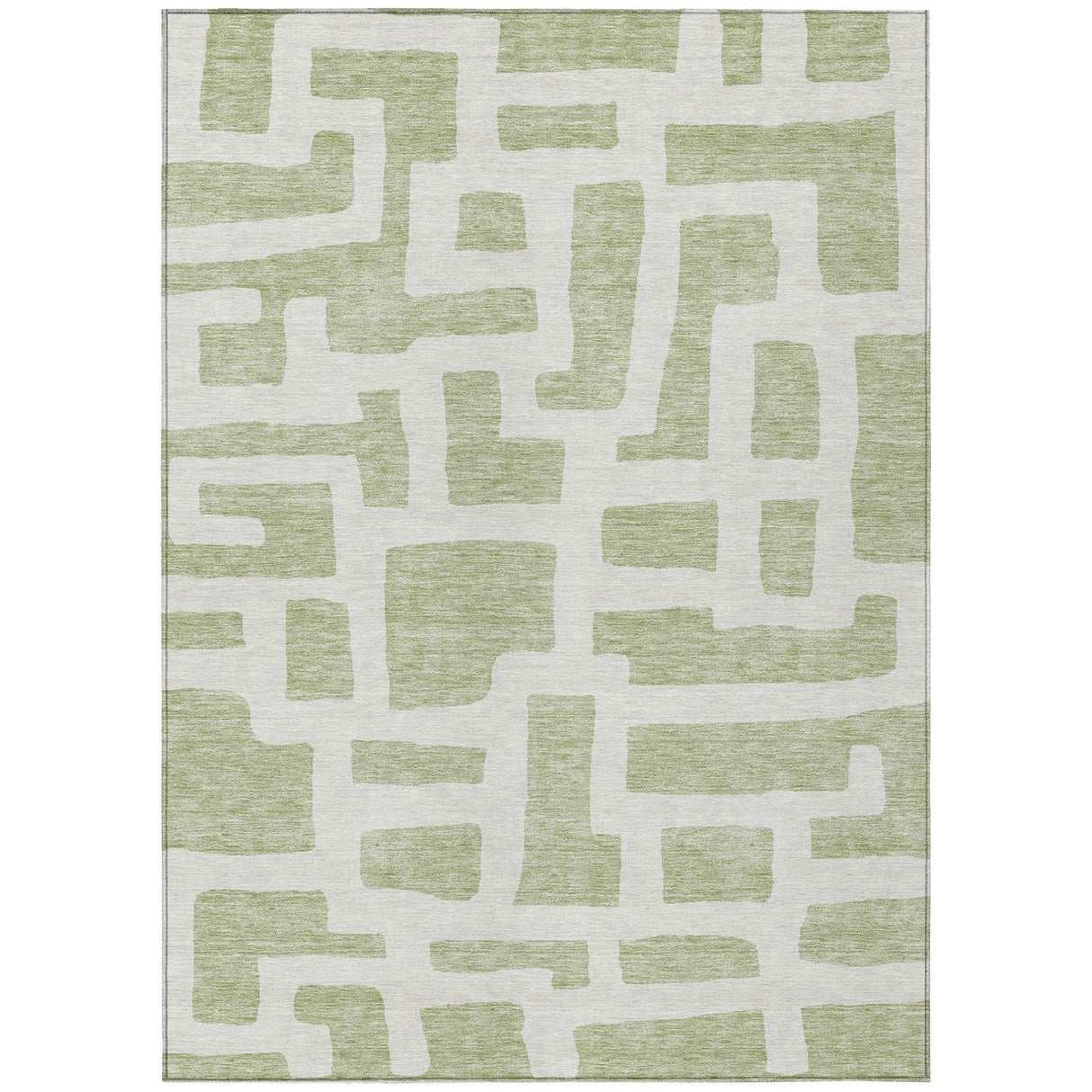 Machine Washable Indoor/ Outdoor Chantille Contemporary Geo Rug
