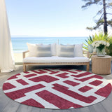 Machine Washable Indoor/ Outdoor Chantille Contemporary Geo Rug