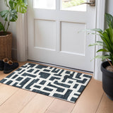 Machine Washable Indoor/ Outdoor Chantille Contemporary Geo Rug