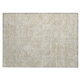 Machine Washable Indoor/ Outdoor Chantille Contemporary Geo Rug