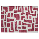Machine Washable Indoor/ Outdoor Chantille Contemporary Geo Rug