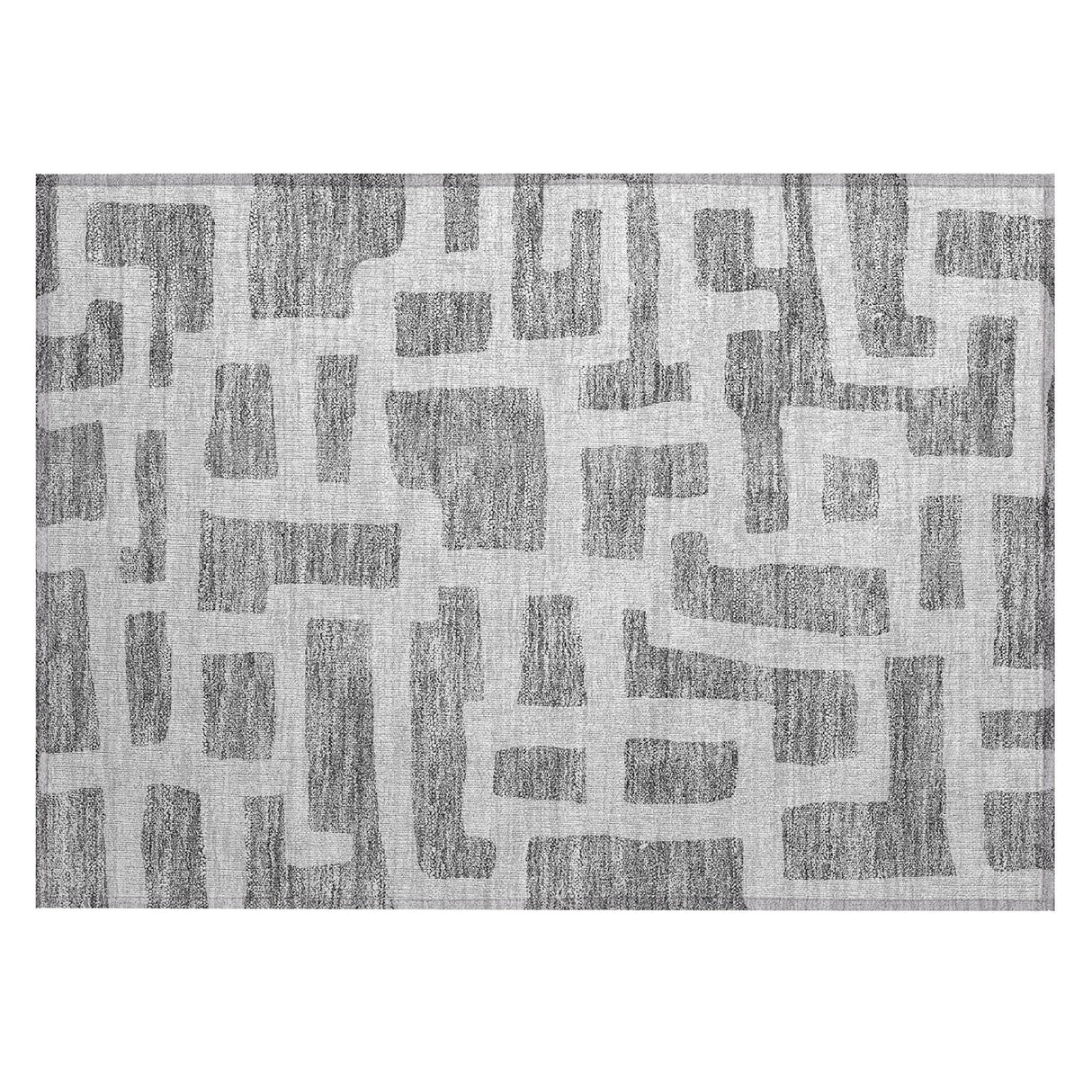 Machine Washable Indoor/ Outdoor Chantille Contemporary Geo Rug