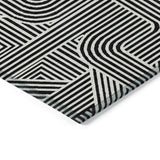 Machine Washable Indoor/ Outdoor Chantille Contemporary Geo Rug