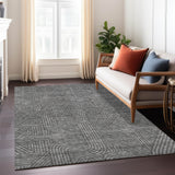 Machine Washable Indoor/ Outdoor Chantille Contemporary Geo Rug