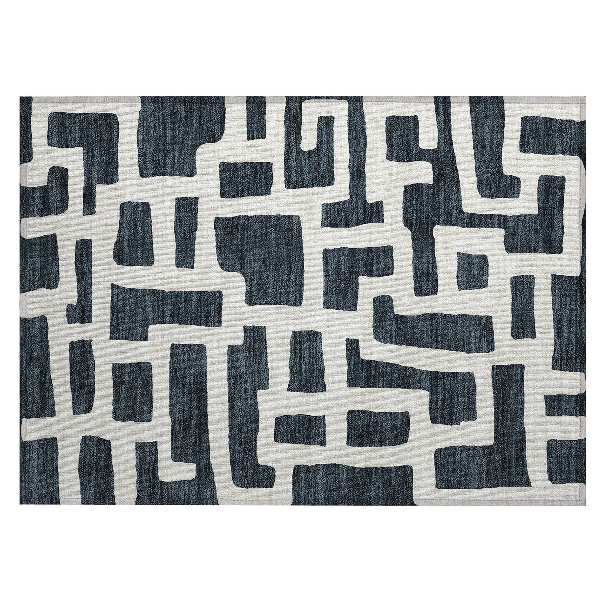 Machine Washable Indoor/ Outdoor Chantille Contemporary Geo Rug
