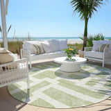 Machine Washable Indoor/ Outdoor Chantille Contemporary Geo Rug