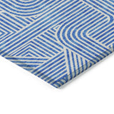Machine Washable Indoor/ Outdoor Chantille Contemporary Geo Rug