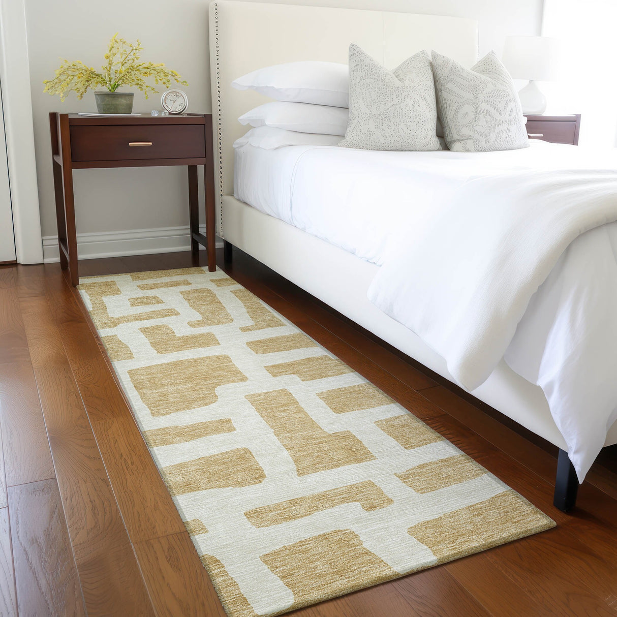 Machine Washable Indoor/ Outdoor Chantille Contemporary Geo Rug