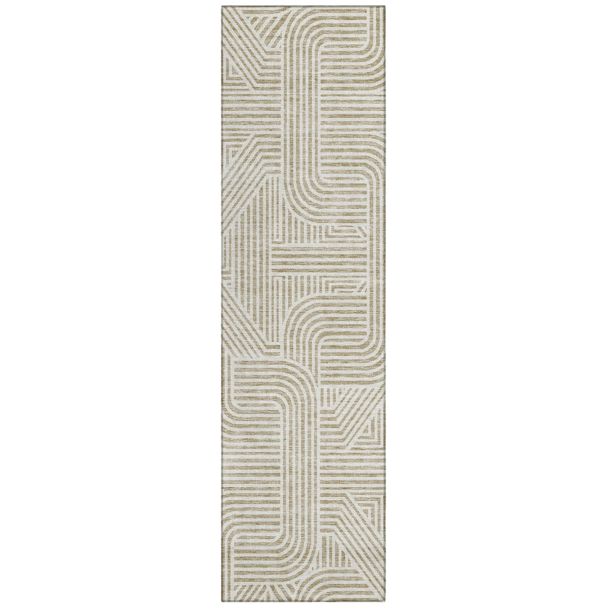 Machine Washable Indoor/ Outdoor Chantille Contemporary Geo Rug