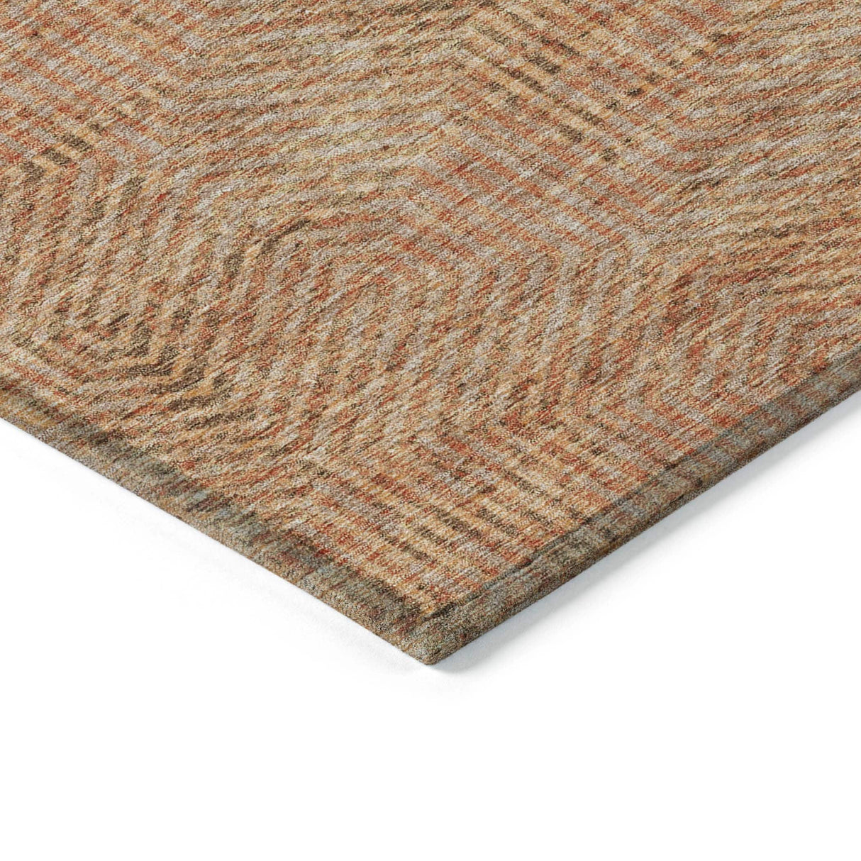 Machine Washable Indoor/ Outdoor Chantille Contemporary Maze Rug