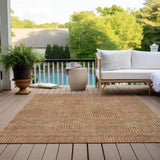 Machine Washable Indoor/ Outdoor Chantille Contemporary Maze Rug