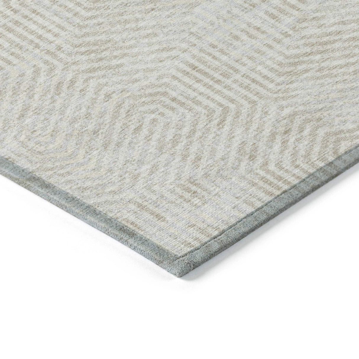 Machine Washable Indoor/ Outdoor Chantille Contemporary Maze Rug