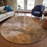 Machine Washable Indoor/ Outdoor Chantille Contemporary Splash Rug