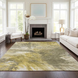 Machine Washable Indoor/ Outdoor Chantille Contemporary Splash Rug