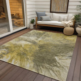 Machine Washable Indoor/ Outdoor Chantille Contemporary Splash Rug