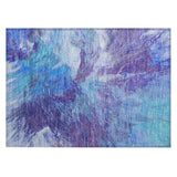 Machine Washable Indoor/ Outdoor Chantille Contemporary Splash Rug