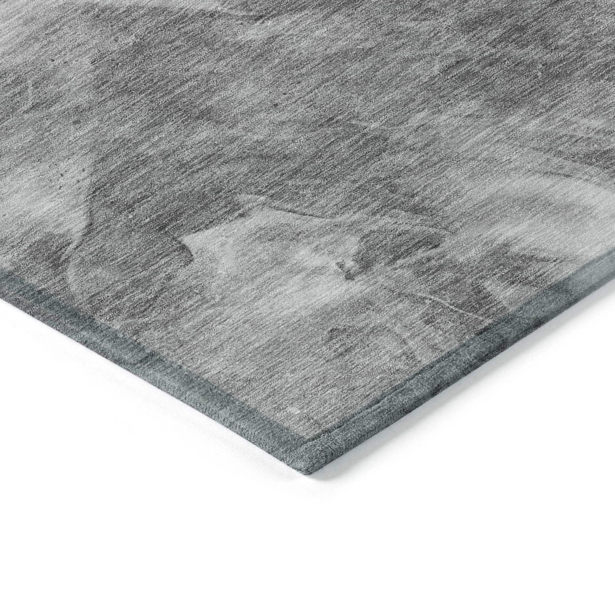 Machine Washable Indoor/ Outdoor Chantille Contemporary Splash Rug