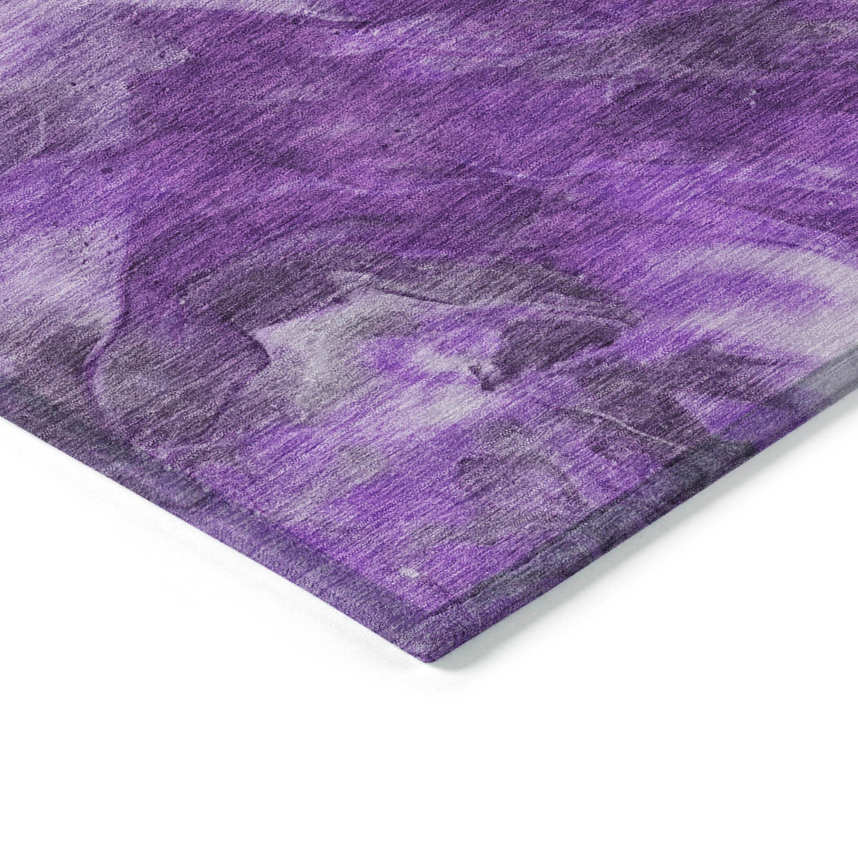 Machine Washable Indoor/ Outdoor Chantille Contemporary Splash Rug
