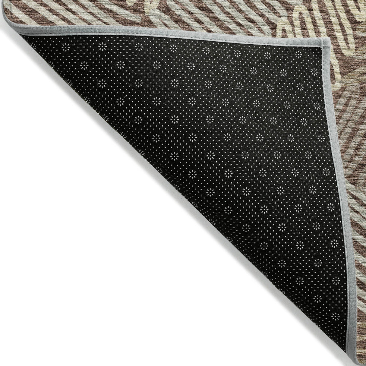Machine Washable Indoor/ Outdoor Chantille Contemporary Squiggles Rug