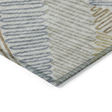 Machine Washable Indoor/ Outdoor Chantille Contemporary Squiggles Rug