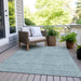 Machine Washable Indoor/ Outdoor Chantille Contemporary Stripe Rug