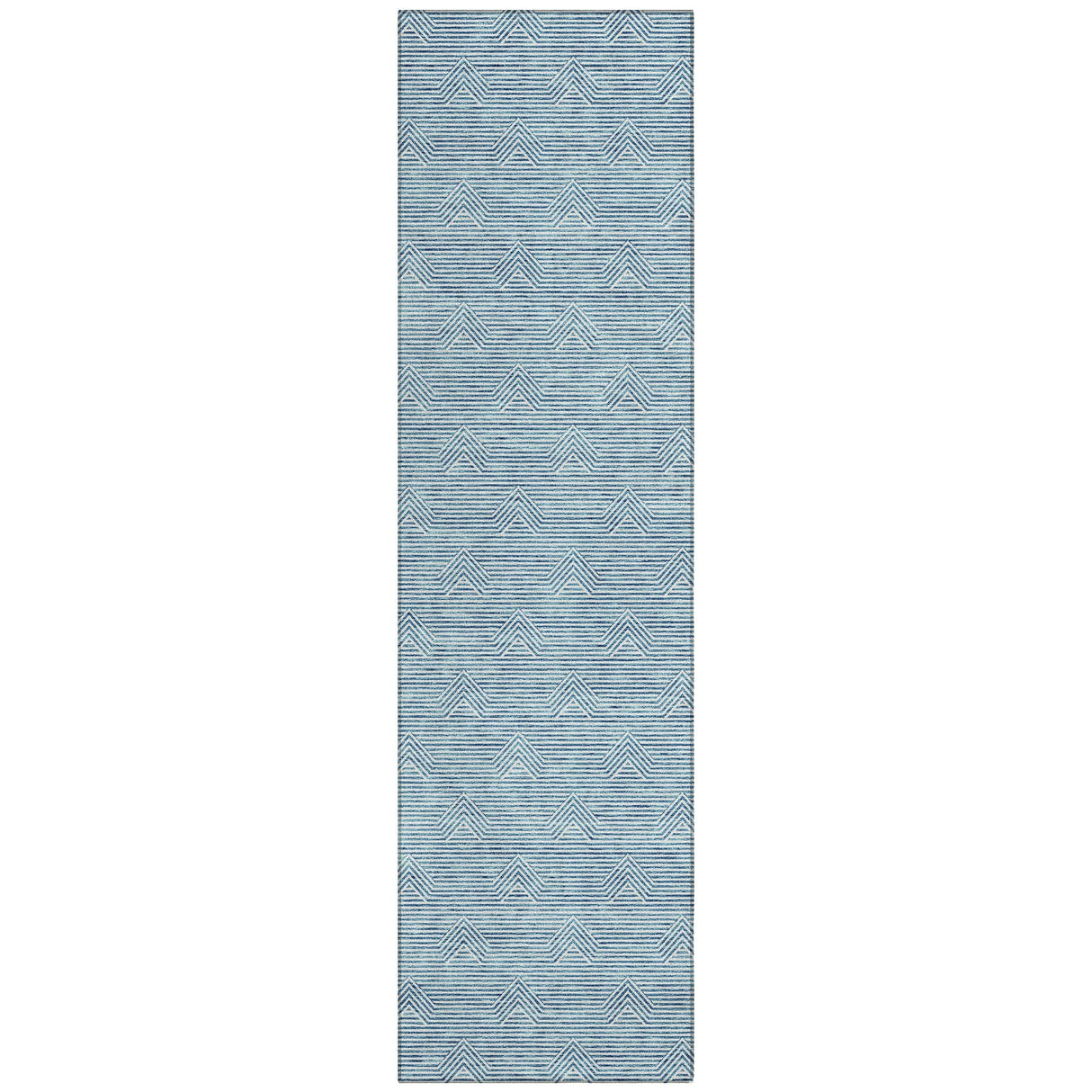 Machine Washable Indoor/ Outdoor Chantille Contemporary Stripe Rug