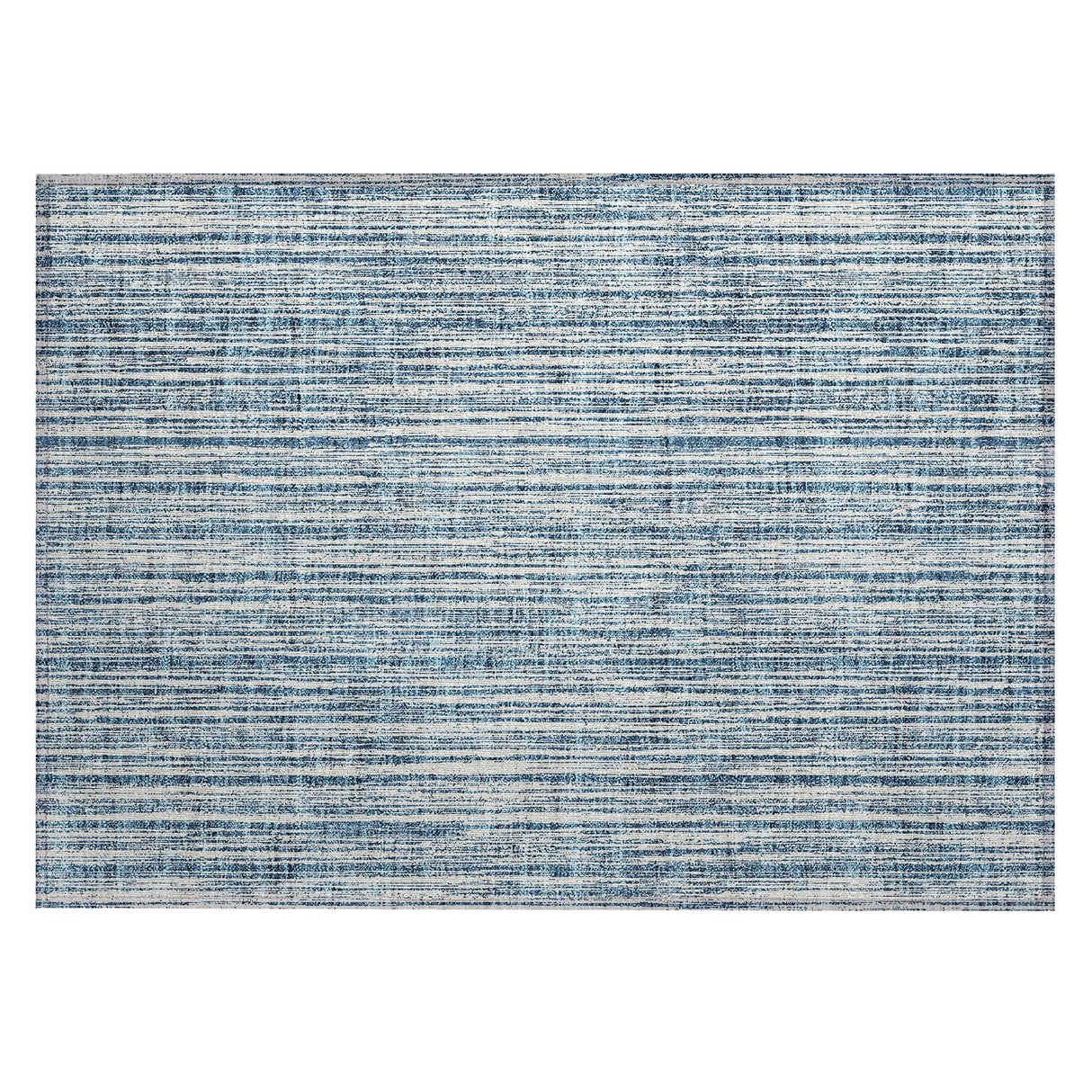 Machine Washable Indoor/ Outdoor Chantille Contemporary Stripes Rug