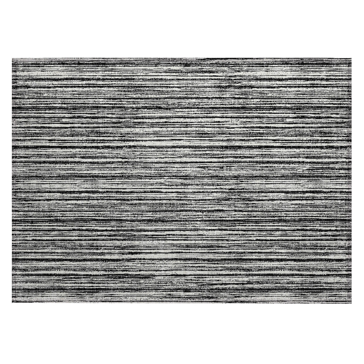 Machine Washable Indoor/ Outdoor Chantille Contemporary Stripes Rug