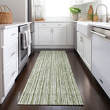 Machine Washable Indoor/ Outdoor Chantille Contemporary Stripes Rug