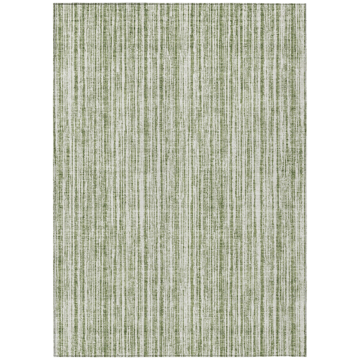 Machine Washable Indoor/ Outdoor Chantille Contemporary Stripes Rug