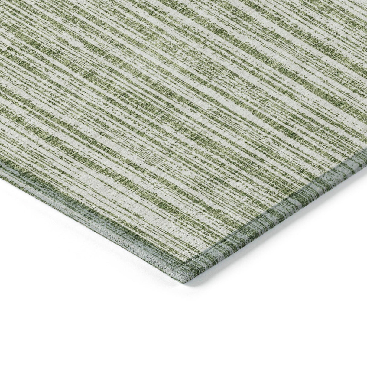 Machine Washable Indoor/ Outdoor Chantille Contemporary Stripes Rug