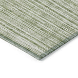 Machine Washable Indoor/ Outdoor Chantille Contemporary Stripes Rug