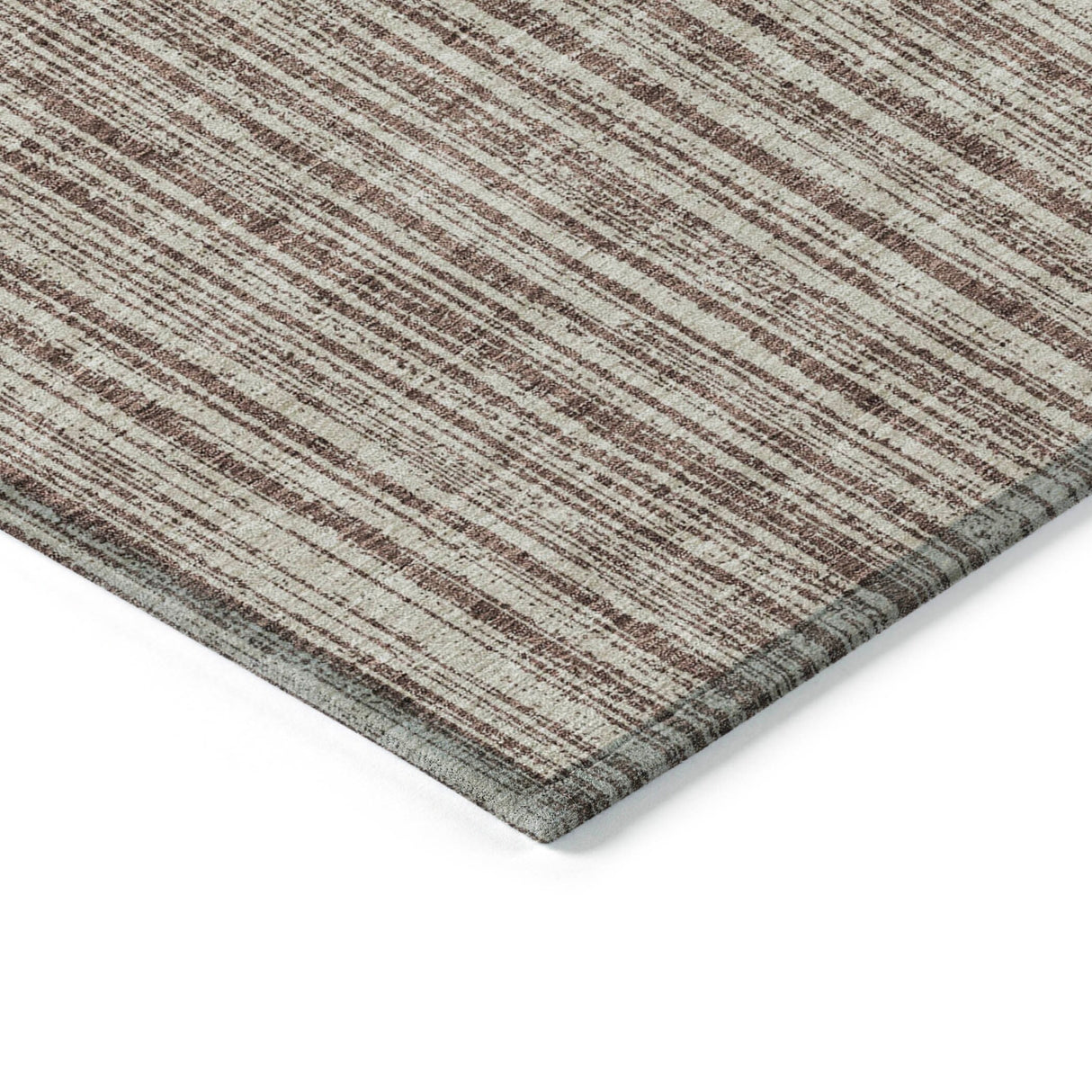 Machine Washable Indoor/ Outdoor Chantille Contemporary Stripes Rug