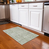 Machine Washable Indoor/ Outdoor Chantille Contemporary Stripes Rug