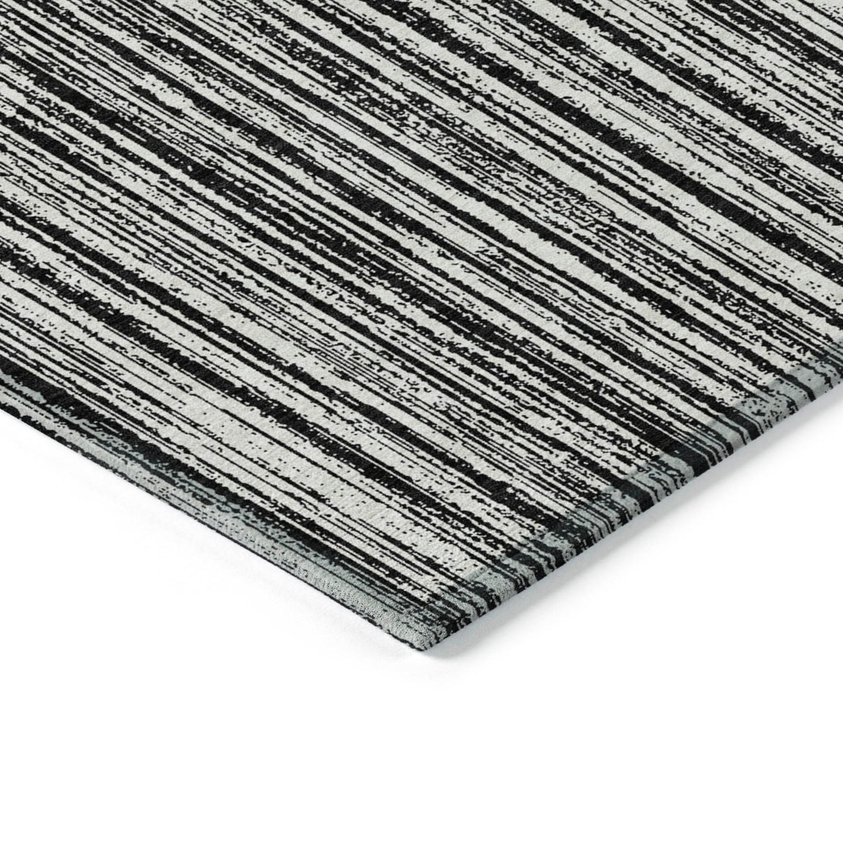 Machine Washable Indoor/ Outdoor Chantille Contemporary Stripes Rug