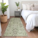 Machine Washable Indoor/ Outdoor Chantille Distressed Traditional Rug