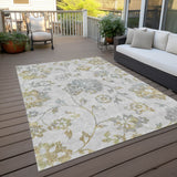 Machine Washable Indoor/ Outdoor Chantille Farmhouse Floral Rug