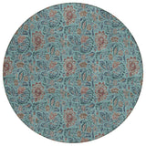 Machine Washable Indoor/ Outdoor Chantille Farmhouse Floral Rug