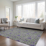 Machine Washable Indoor/ Outdoor Chantille Farmhouse Floral Rug
