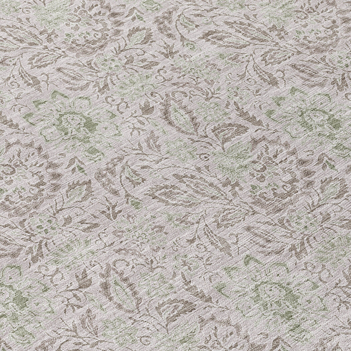 Machine Washable Indoor/ Outdoor Chantille Farmhouse Floral Rug