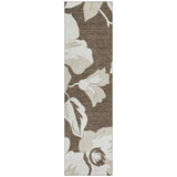Machine Washable Indoor/ Outdoor Chantille Floral Rug