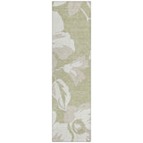 Machine Washable Indoor/ Outdoor Chantille Floral Rug