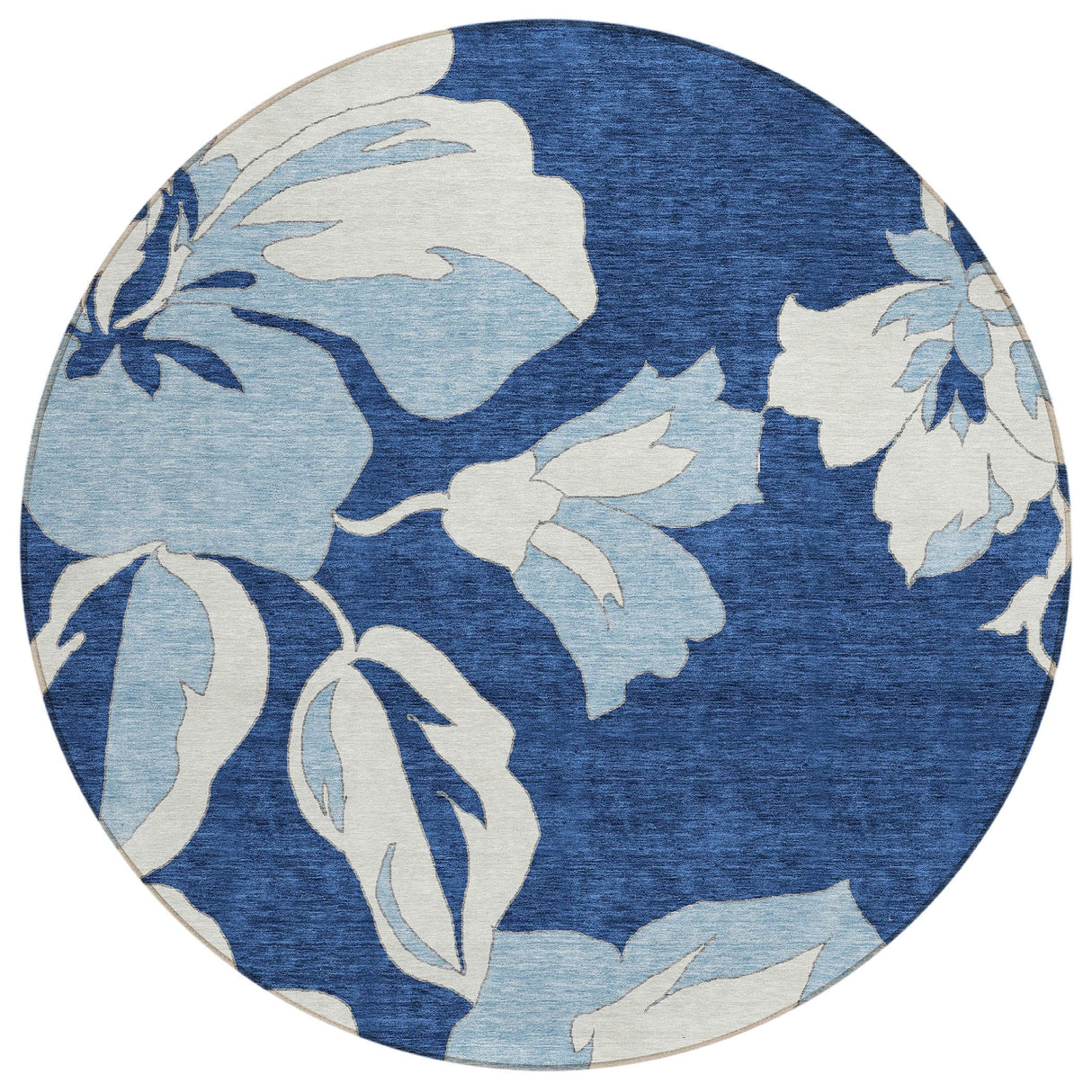 Machine Washable Indoor/ Outdoor Chantille Floral Rug