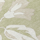 Machine Washable Indoor/ Outdoor Chantille Floral Rug