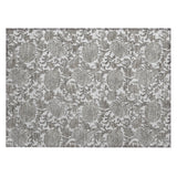 Machine Washable Indoor/ Outdoor Chantille Floral Rug